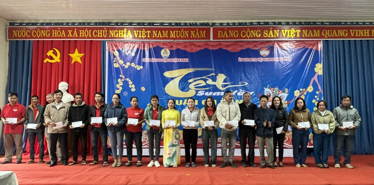 LĐLĐ huyện Ea Kar tổ chức Chương trình Tết sum vầy – Xuân ơn Đảng